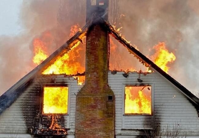Home Burns Down